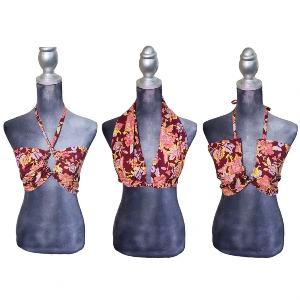 NWT $78 Free People Summer of Love Convertible Bandeau M ๐๐ปโจโฐ๐ญ๐คโ๏ธ - Picture 8 of 16